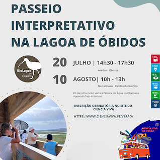 Imagem Evento Passeio interpretativo na Lagoa de Óbidos - Ciência Viva no Verão 2026