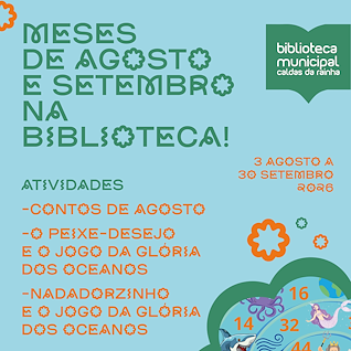 Imagem Evento Meses de agosto e setembro na Biblioteca - Contos de Agosto e O Peixe-Desejo e o Jogo da Glória dos Oceanos
