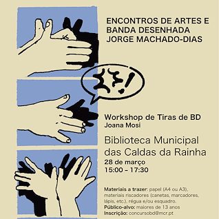 Imagem Evento Tiras de BD com Joana Mosi